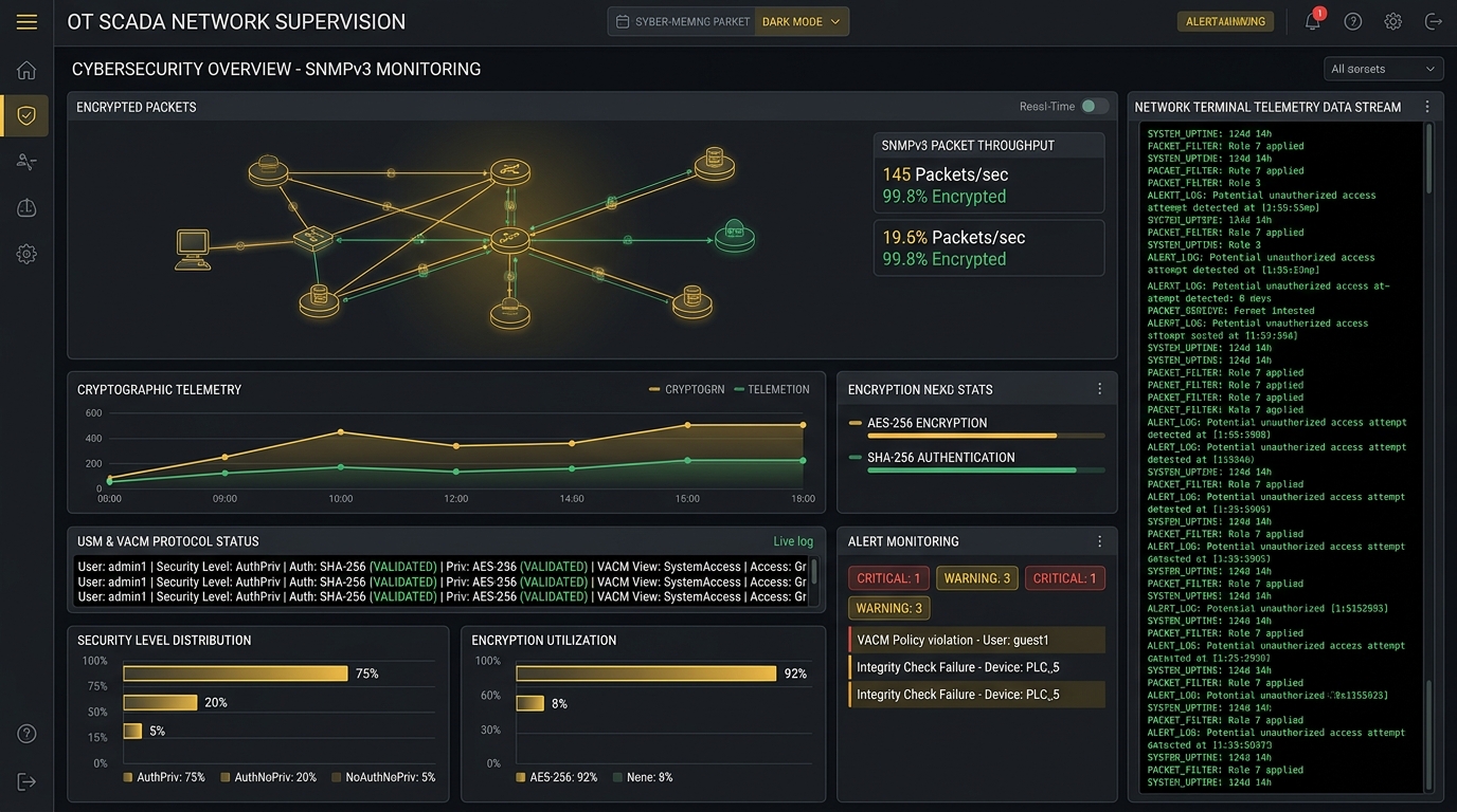 SNMPv3 USM/VACM Cryptographic Security Engine